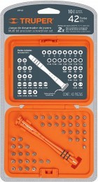 Jewelers screwdriver 42 tips Truper brand8